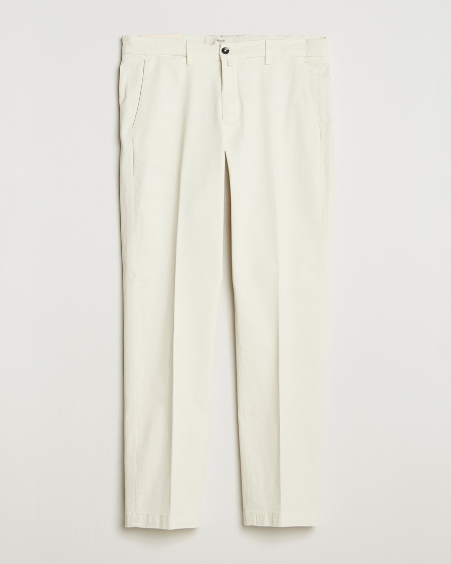 Herr | Byxor | Briglia 1949 | Soho Tailored Easy Fit Chino Off White