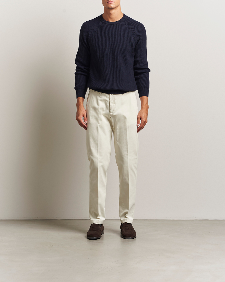 Herr | Byxor | Briglia 1949 | Soho Tailored Easy Fit Chino Off White