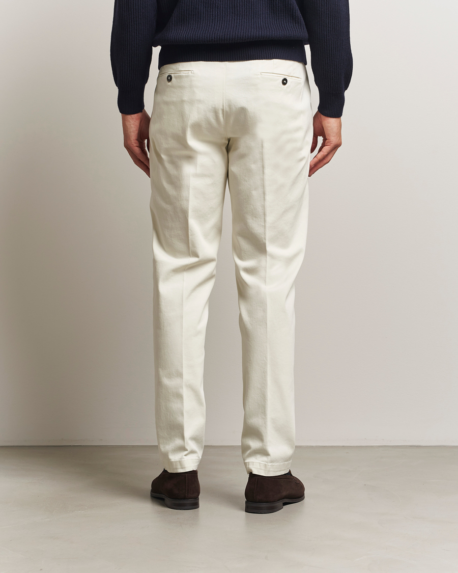 Herr | Byxor | Briglia 1949 | Soho Tailored Easy Fit Chino Off White