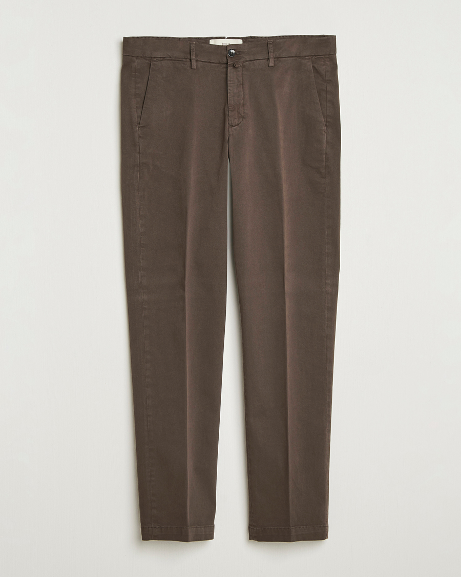 Herr | Byxor | Briglia 1949 | Soho Tailored Easy Fit Chino Brown