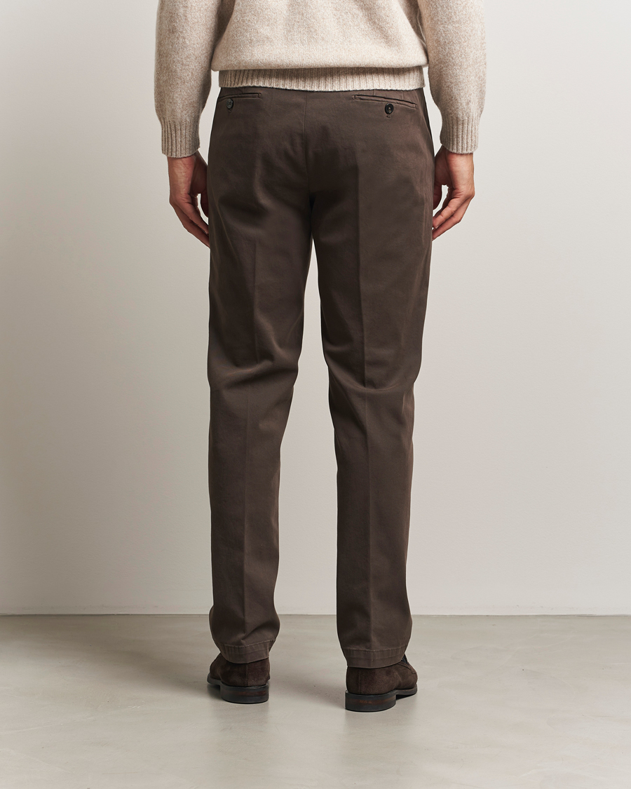 Herr | Byxor | Briglia 1949 | Soho Tailored Easy Fit Chino Brown