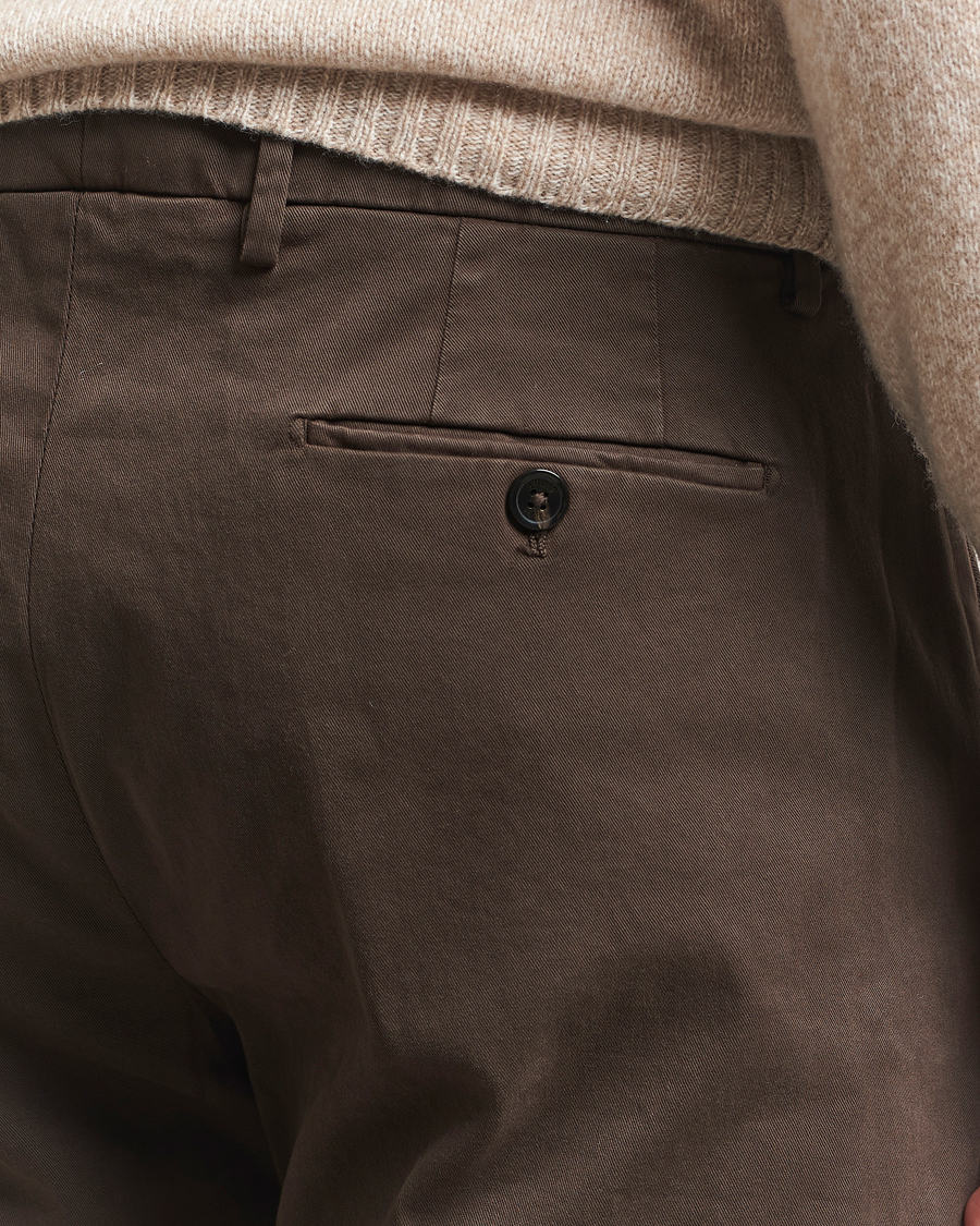 Herr | Byxor | Briglia 1949 | Soho Tailored Easy Fit Chino Brown