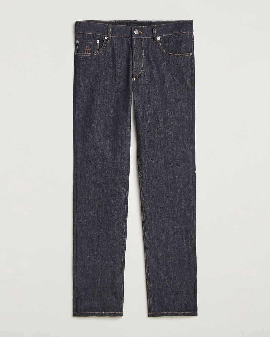 Herr | Jeans | Brunello Cucinelli | Traditional Fit Jeans Dark Indigo