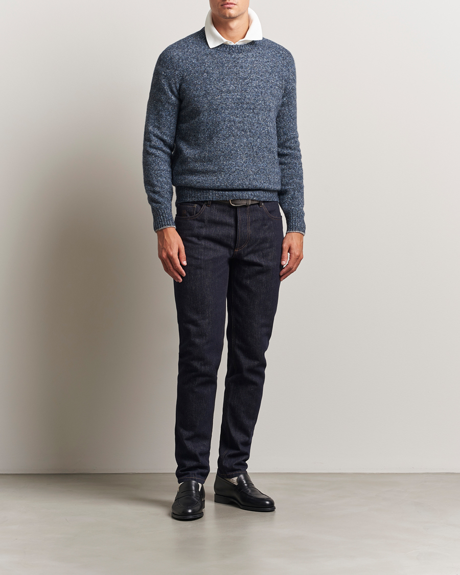 Herr | Jeans | Brunello Cucinelli | Traditional Fit Jeans Dark Indigo