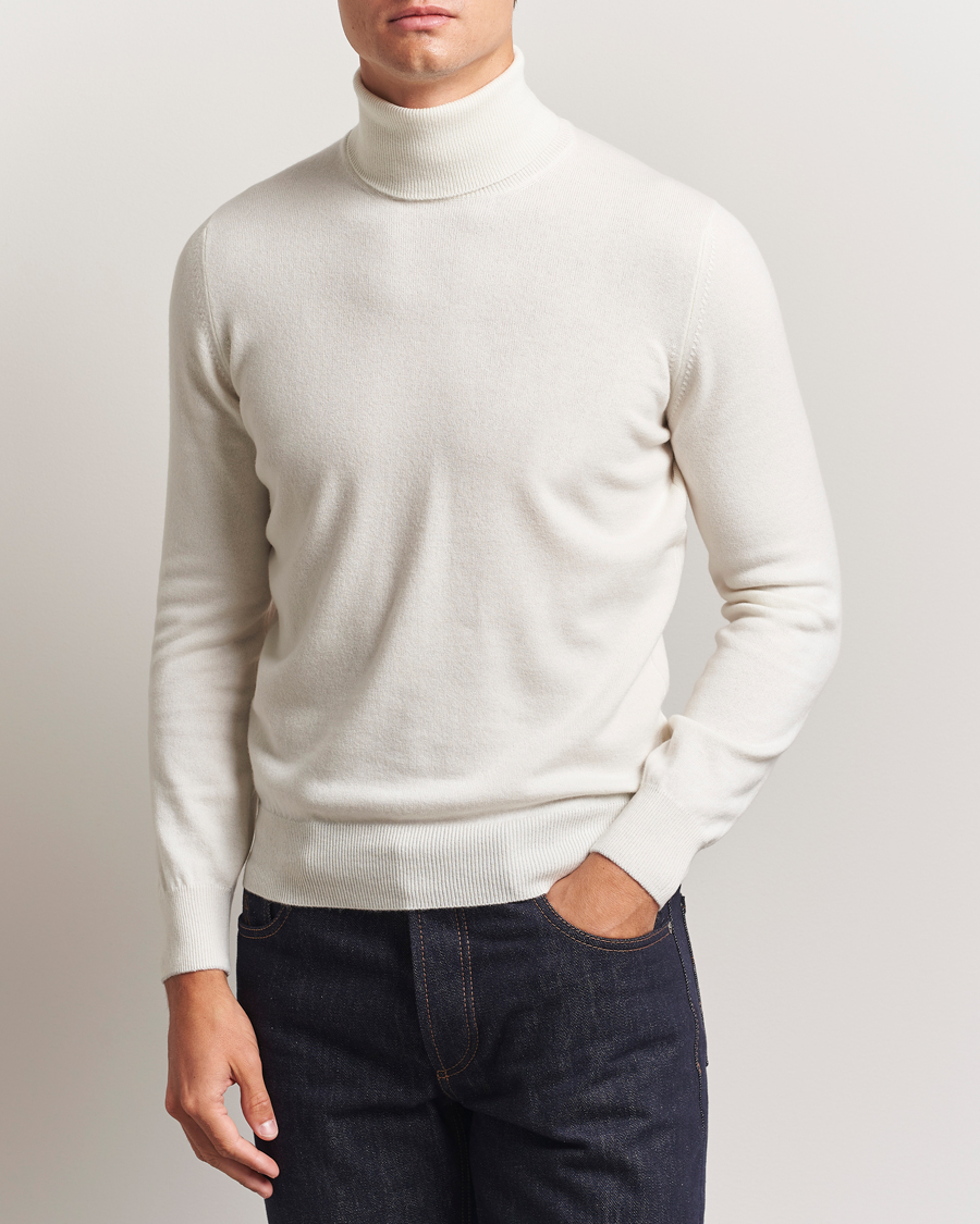 Herr | Tröjor | Brunello Cucinelli | 2 Ply Cashmere Rollneck Panama