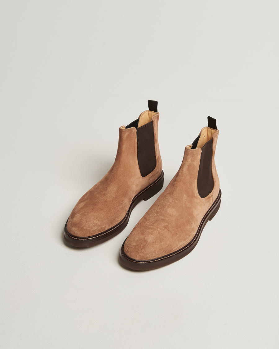 Herr | Kängor | Brunello Cucinelli | Chelsea Boots Brown Suede