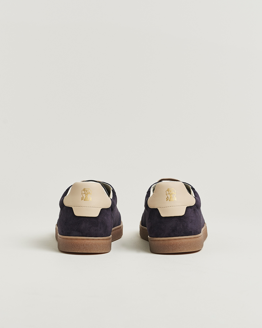 Herr | Sneakers | Brunello Cucinelli | Classic Sneakers Navy Suede