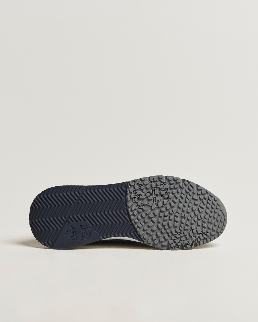 Herr | Sneakers | Brunello Cucinelli | Flannel Running Sneakers Navy