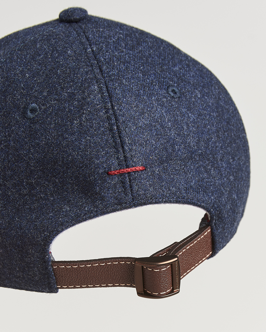 Herr | Hattar & kepsar | Brunello Cucinelli | Flannel Cap Navy