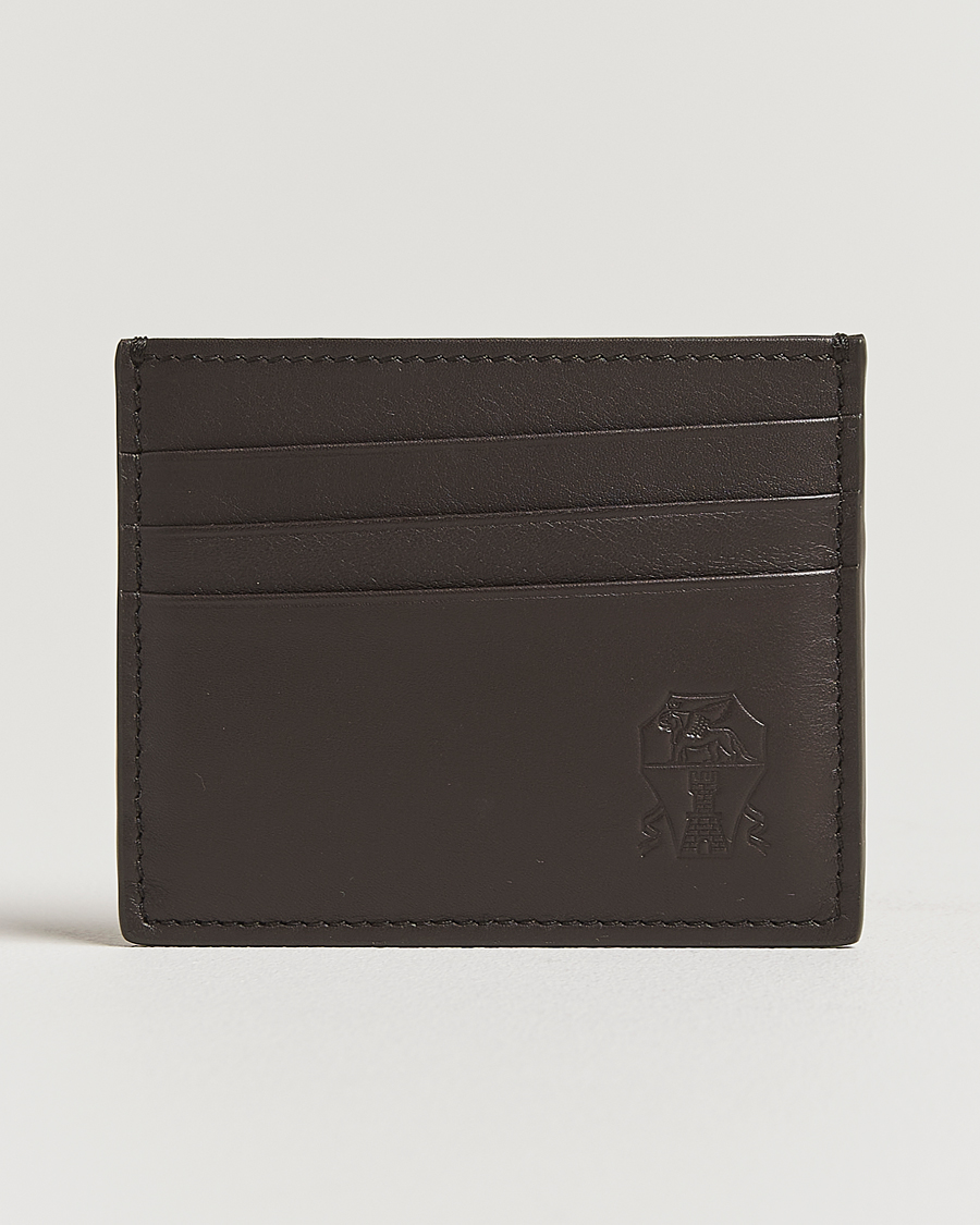 Herr | Plånböcker | Brunello Cucinelli | Leather Cardholder Dark Brown Calf