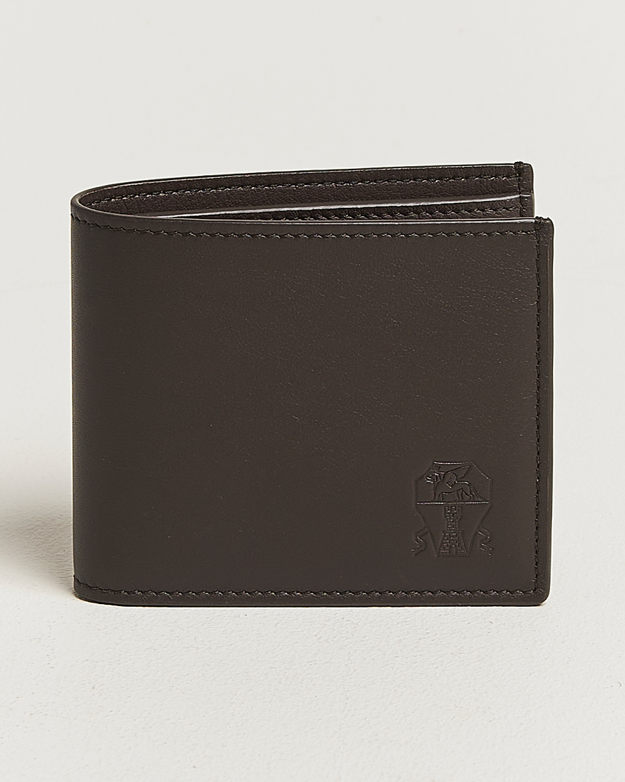 Herr | Plånböcker | Brunello Cucinelli | Leather Wallet Dark Brown Calf