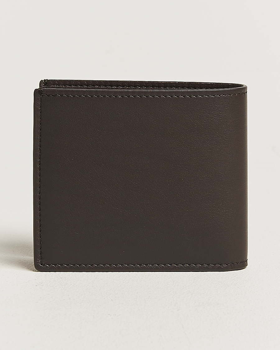 Herr | Plånböcker | Brunello Cucinelli | Leather Wallet Dark Brown Calf