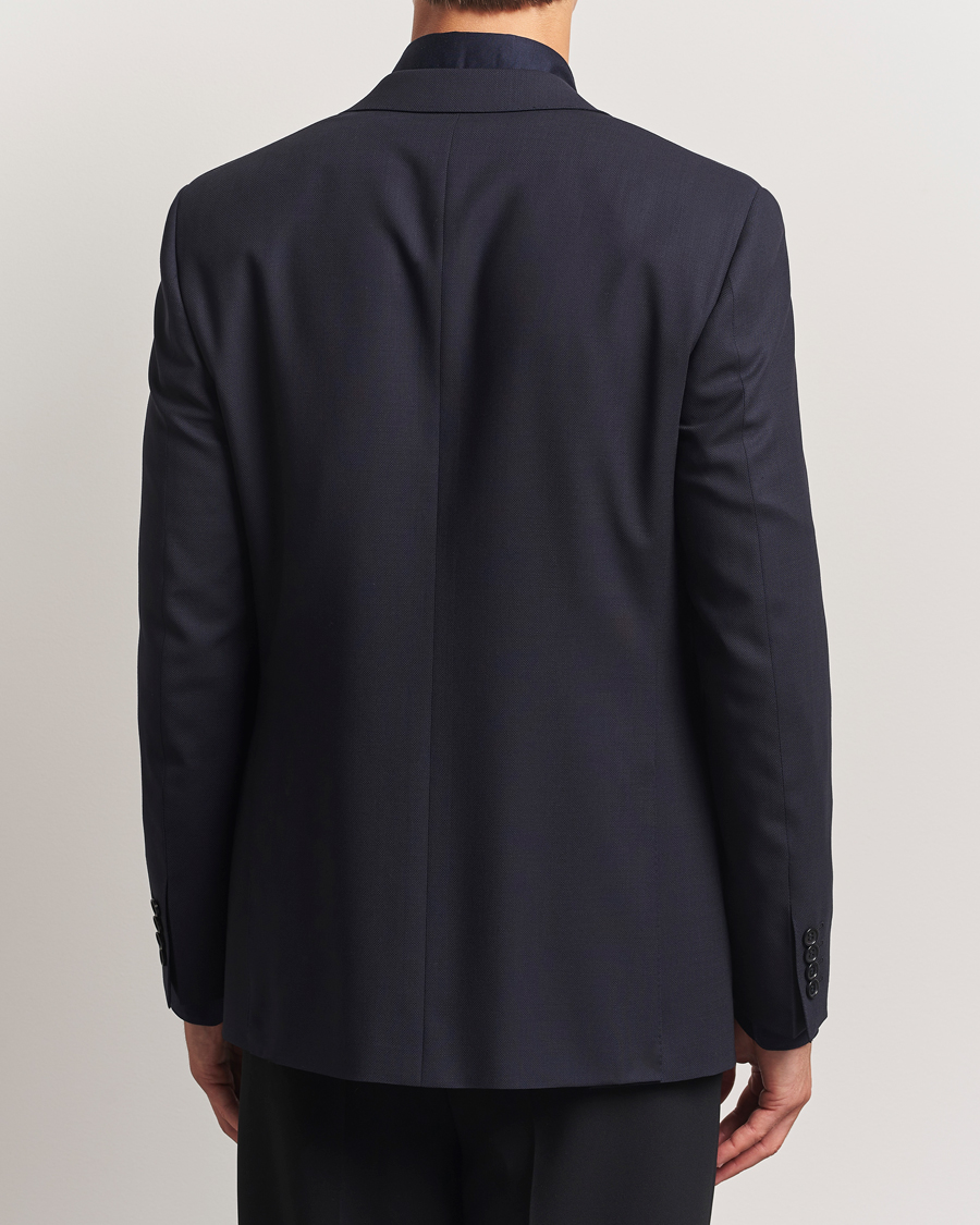 Herr | Kavajer | Canali | Travel Wool Blazer Navy