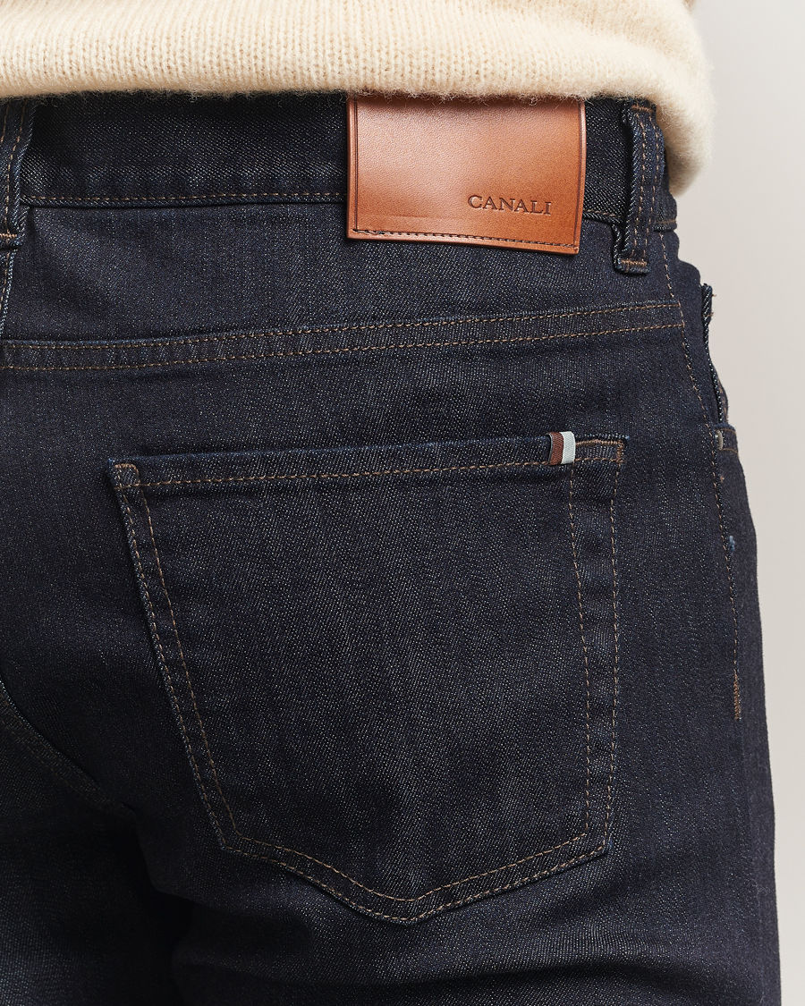 Herr | Jeans | Canali | Slim Fit Jeans Dark Rinse