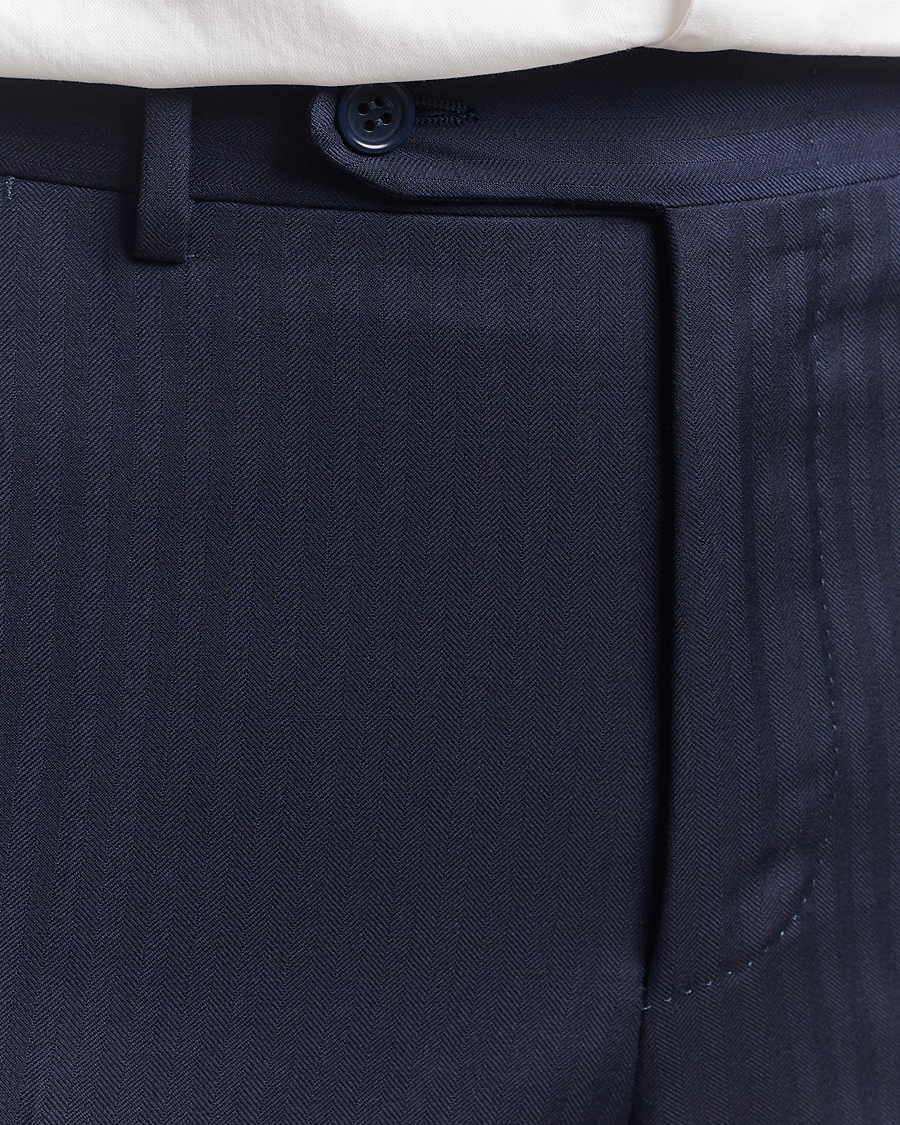 Herr | Kostymer | Canali | Capri Wool Suit Navy