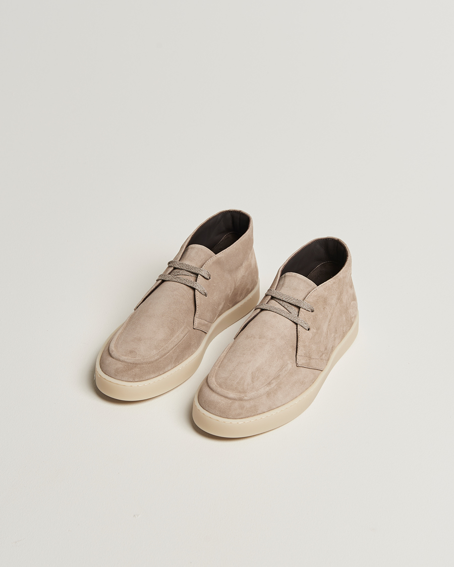 Herr | Kängor | Canali | Chukka Boots Beige Suede