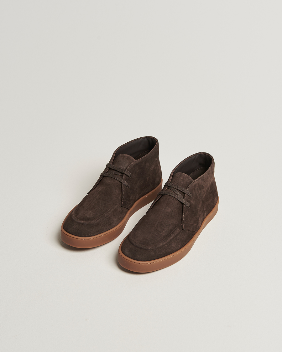 Herr | Kängor | Canali | Chukka Boots Dark Brown Suede