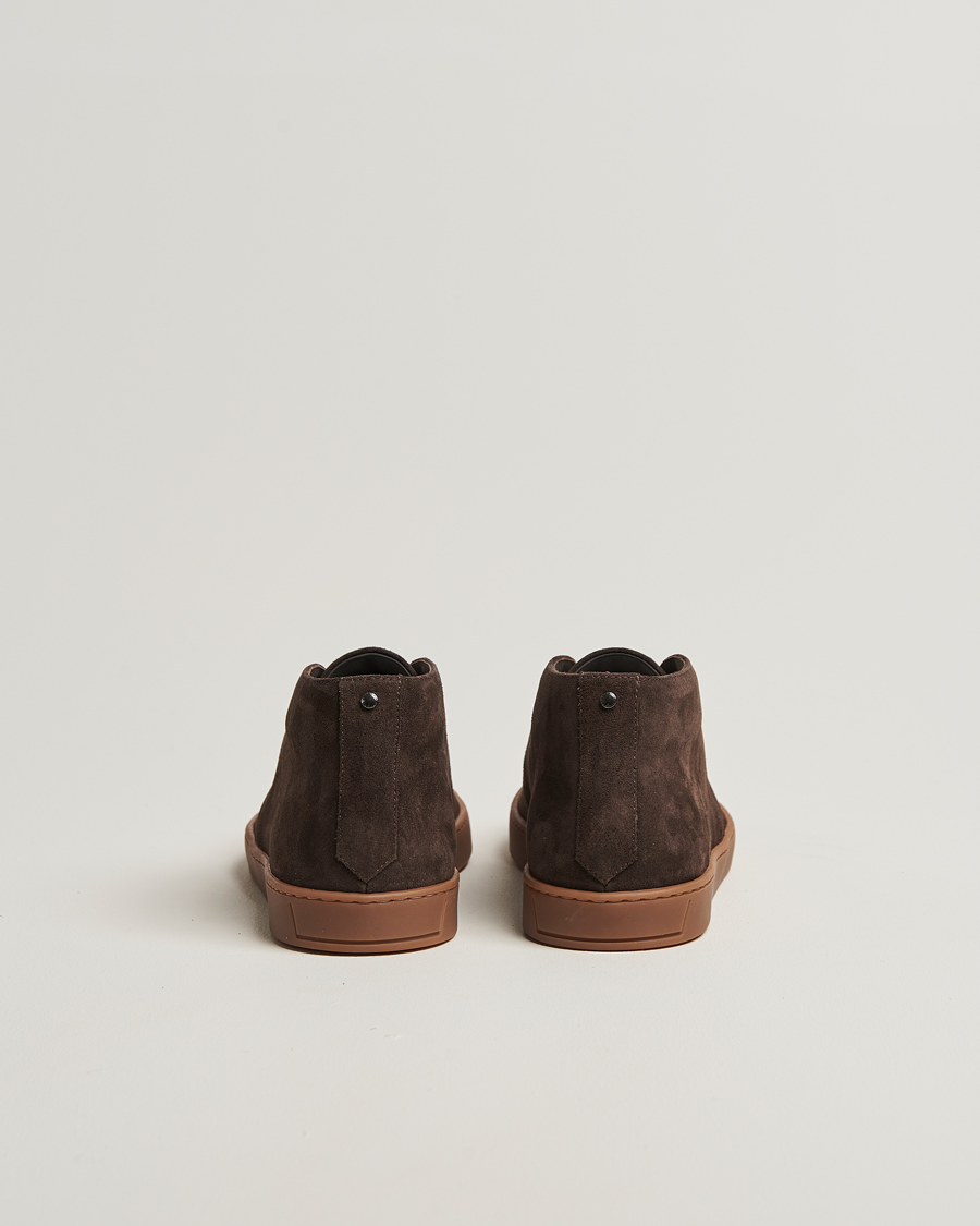 Herr | Kängor | Canali | Chukka Boots Dark Brown Suede