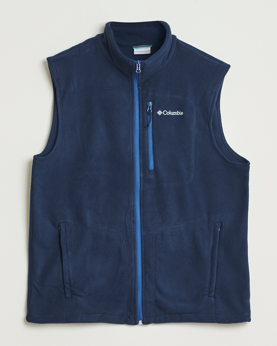 Herr | Tröjor | Columbia | Fast Trek Full Zip Fleece Vest Collegiate Navy