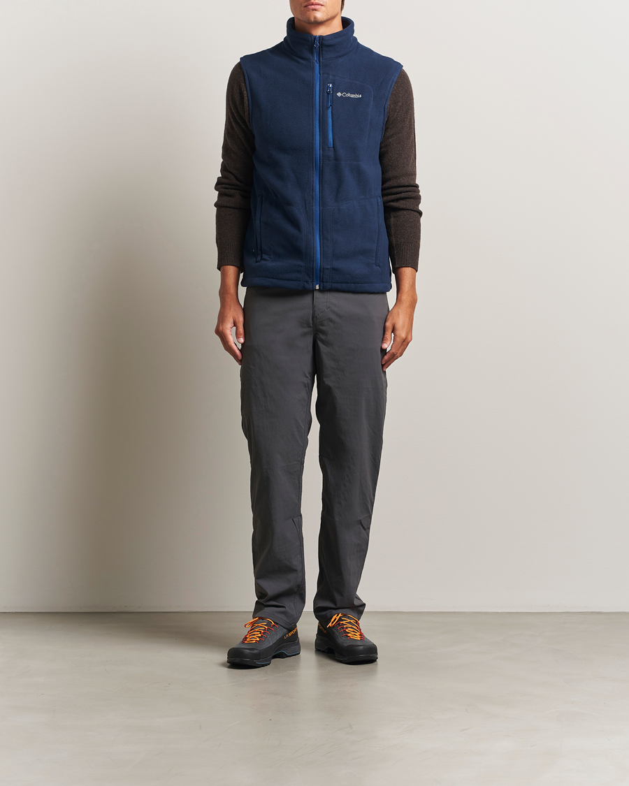 Herr | Tröjor | Columbia | Fast Trek Full Zip Fleece Vest Collegiate Navy