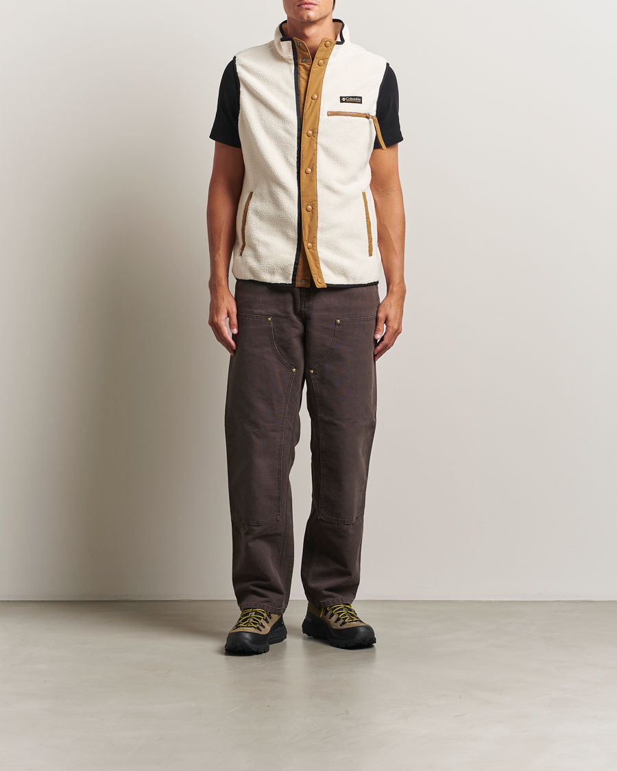 Herr | Västar | Columbia | Helvetia Half Snap Fleece Vest Chalk