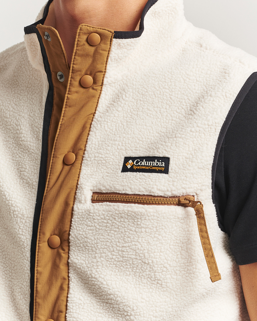 Herr | Västar | Columbia | Helvetia Half Snap Fleece Vest Chalk