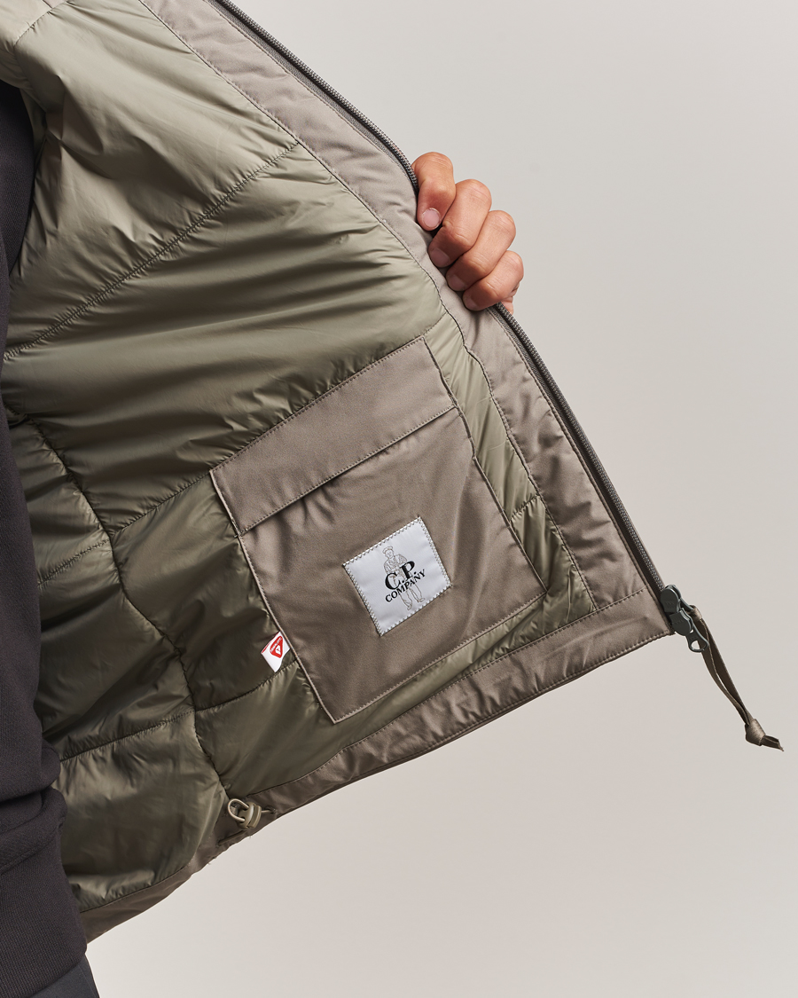 Herr | Jackor | C.P. Company | Pro-Tek Lightweight Padded Hood Jacket Light Sage