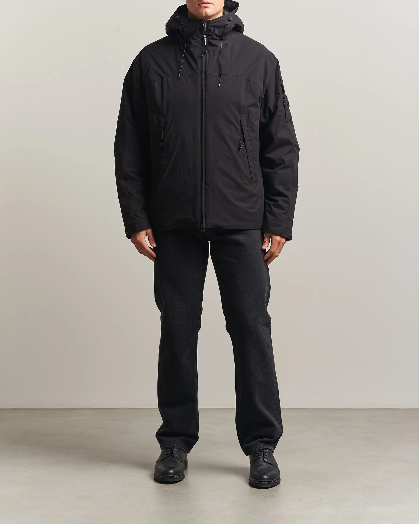 Herr | Jackor | C.P. Company | Pro-Tek Lightweight Hood Jacket Black