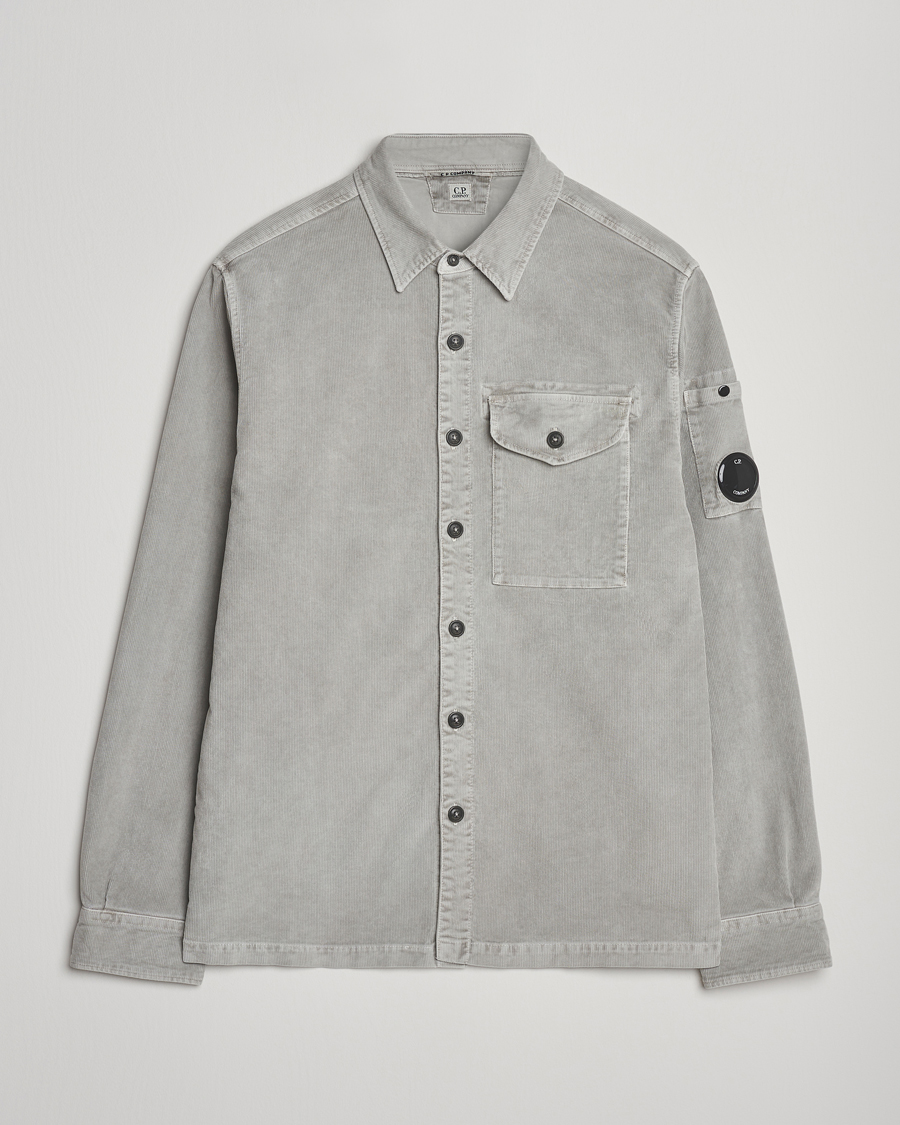 Herr | Skjortor | C.P. Company | Corduroy Lens Overshirt Grey