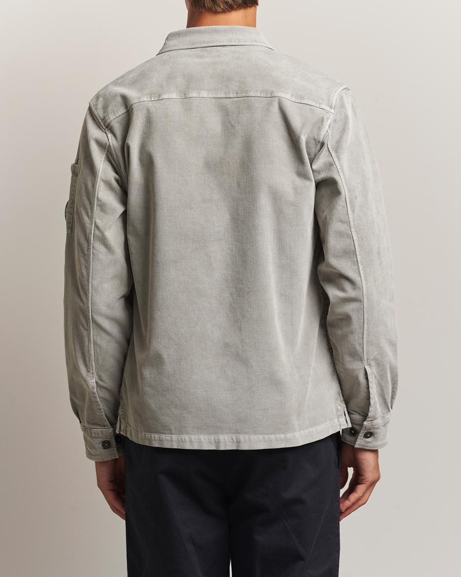 Herr | Skjortor | C.P. Company | Corduroy Lens Overshirt Grey