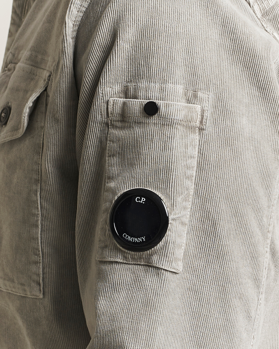 Herr | Skjortor | C.P. Company | Corduroy Lens Overshirt Grey