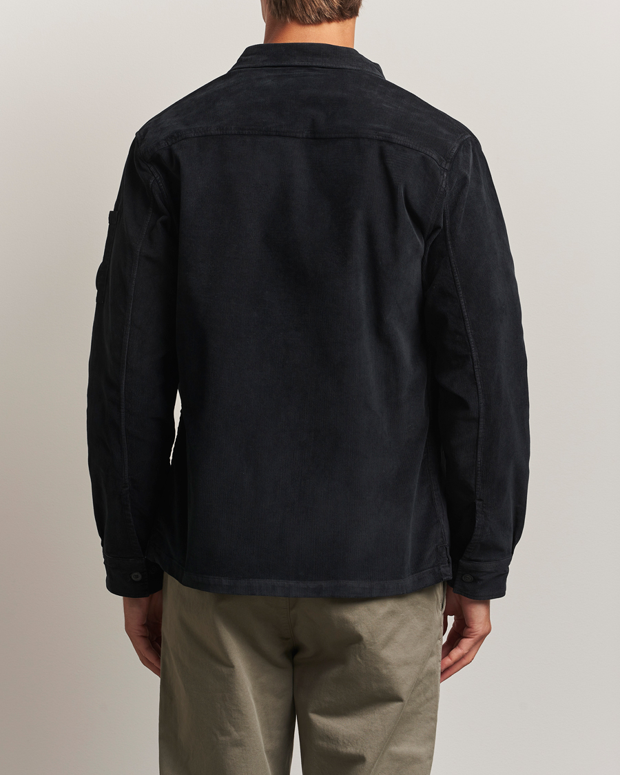 Herr | Skjortor | C.P. Company | Corduroy Lens Overshirt Black