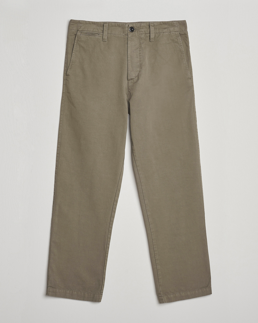 Herr | Byxor | C.P. Company | Cotton Gabardine Chino Grey