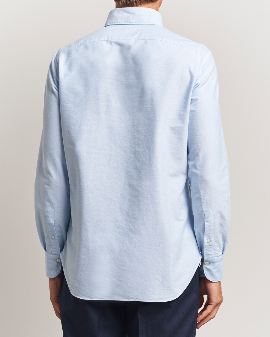 Herr | Skjortor | Finamore Napoli | Gaeta Oxford Button Down Shirt Light Blue