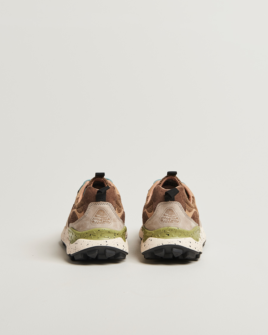 Herr | Sneakers | Flower Mountain | Yamano 3 Suede/Tweed Wool Sneaker Brown