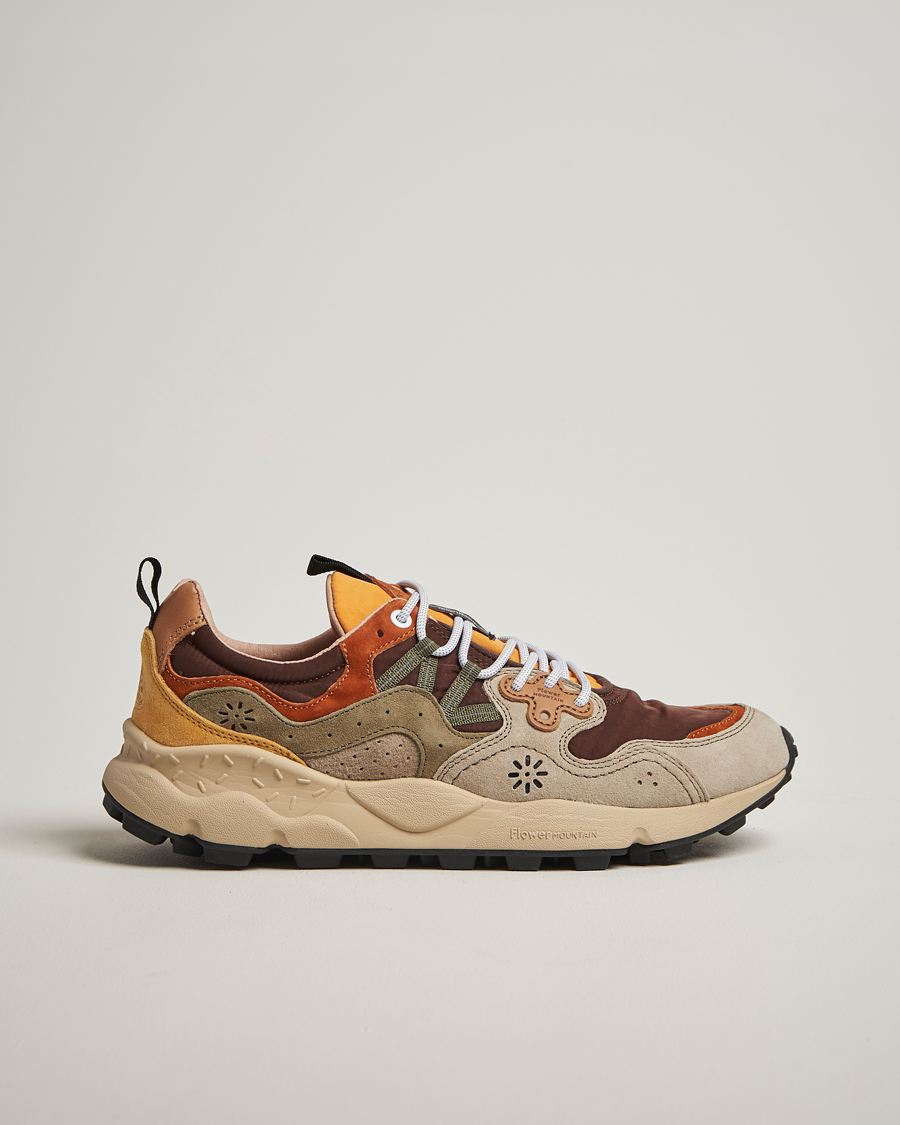 Herr | Sneakers | Flower Mountain | Yamano 3 Suede/Nylon Sneaker Olive