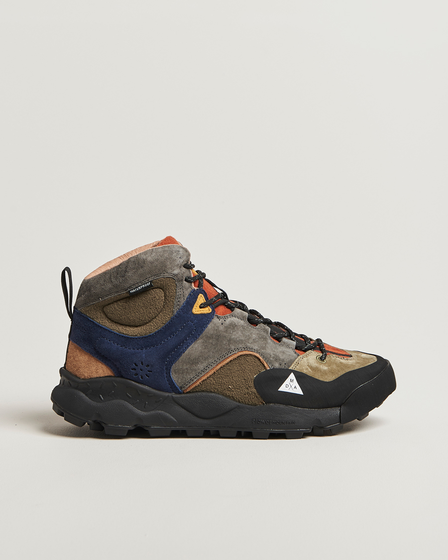 Herr | Flower Mountain Back Country Mid Suede/Leather Sneaker Multi | Flower Mountain | Back Country Mid Suede/Leather Sneaker Multi