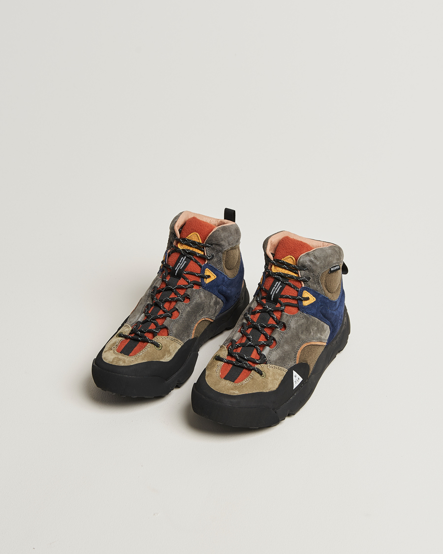 Herr | Flower Mountain Back Country Mid Suede/Leather Sneaker Multi | Flower Mountain | Back Country Mid Suede/Leather Sneaker Multi