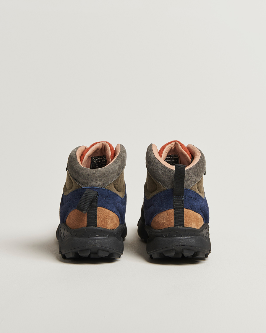Herr | Flower Mountain Back Country Mid Suede/Leather Sneaker Multi | Flower Mountain | Back Country Mid Suede/Leather Sneaker Multi