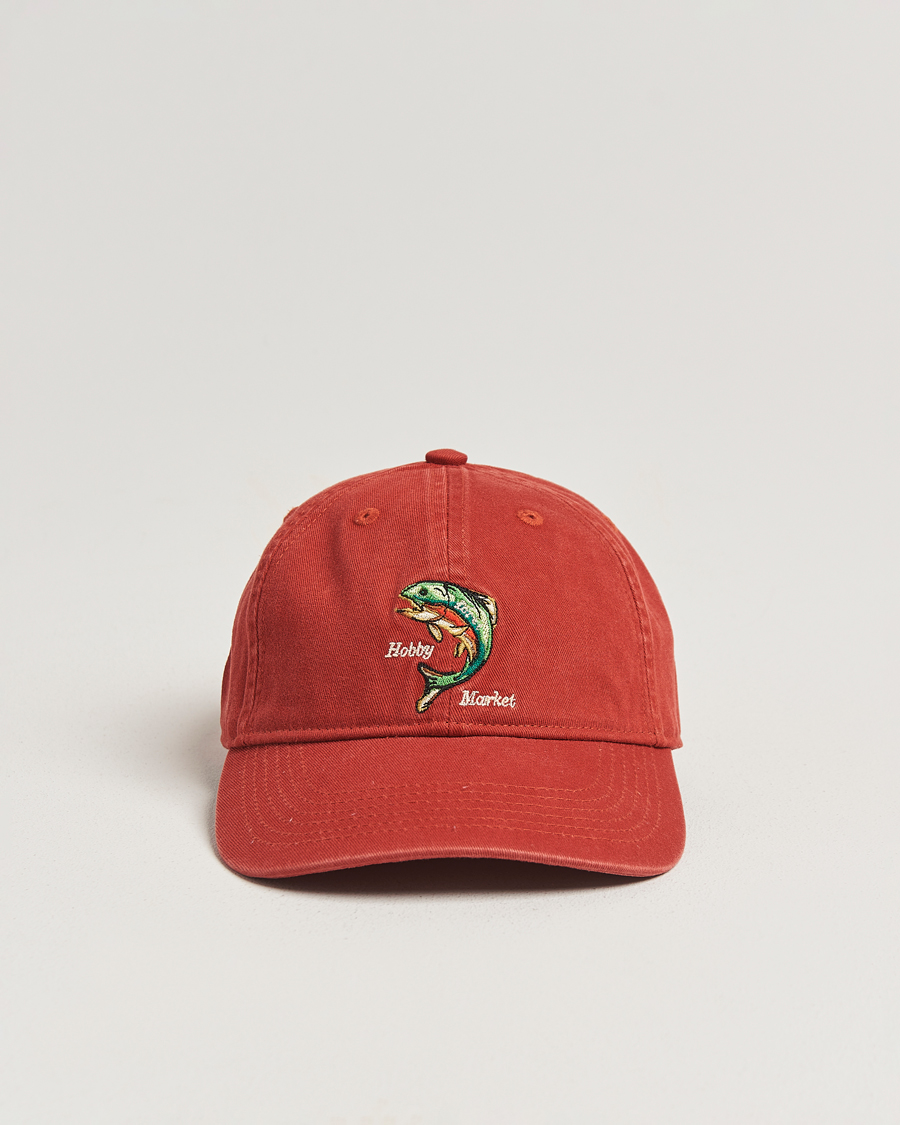 Herr | Hattar & kepsar | Forét | Catch Washed Cap Red