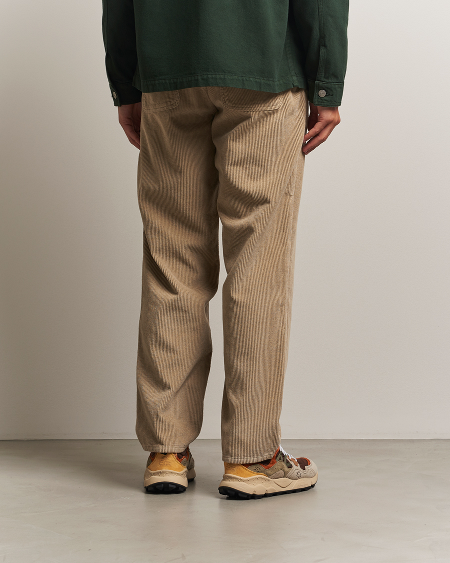 Herr | Byxor | Forét | Clay Corduroy Pants Khaki