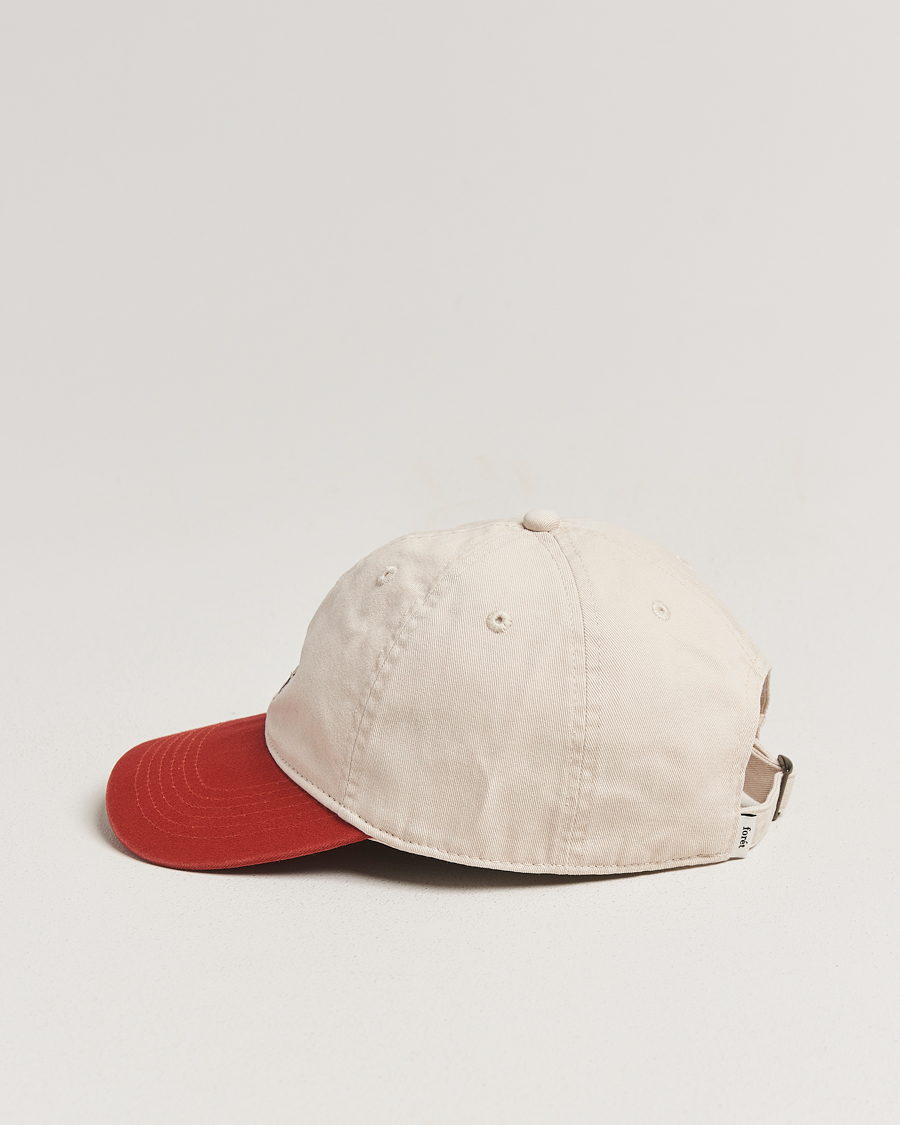 Herr | Hattar & kepsar | Forét | Hawk Washed 2-Tone Cap Cloud/Red