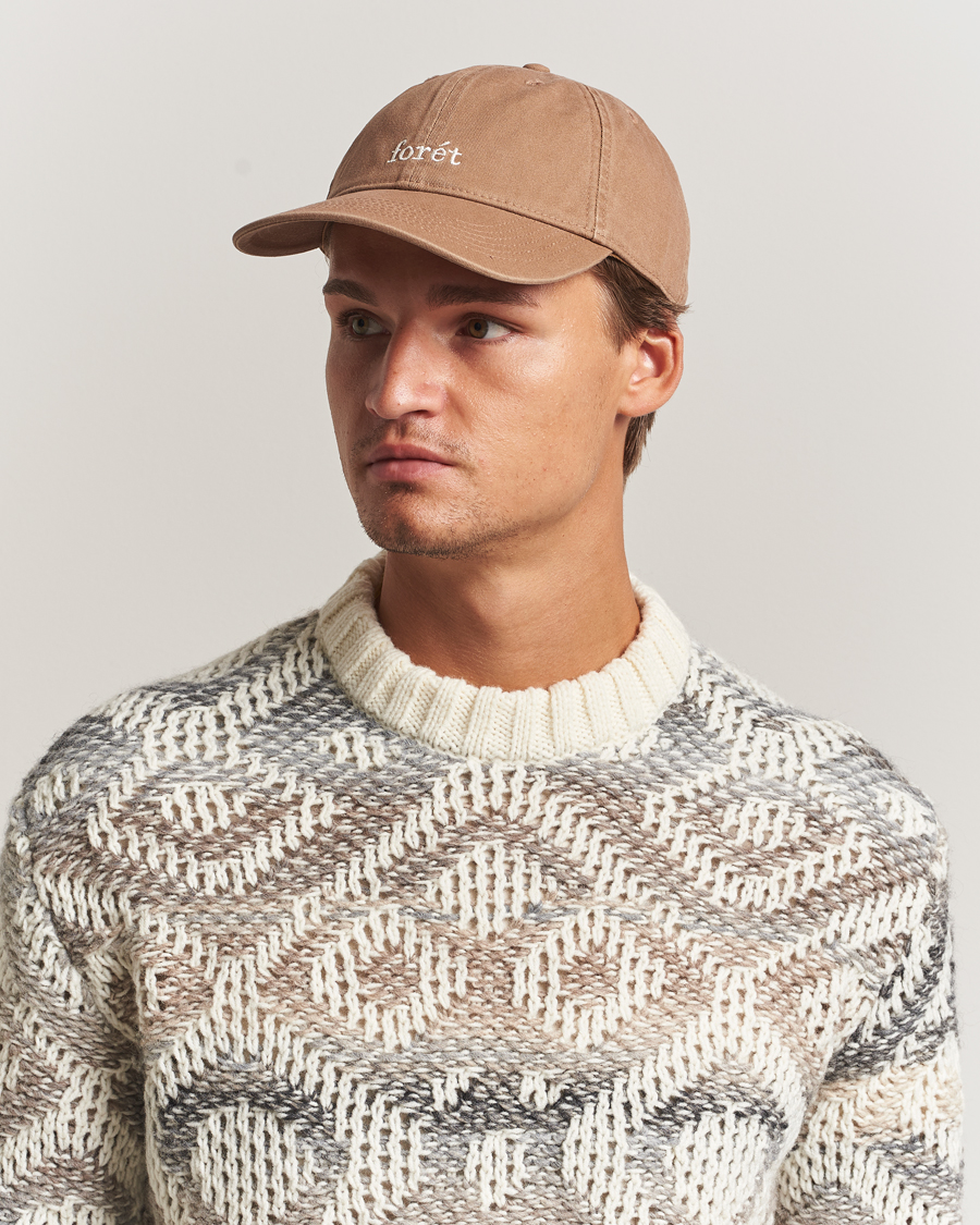Herr | Hattar & kepsar | Forét | Hawk Washed Cap Burnt Khaki