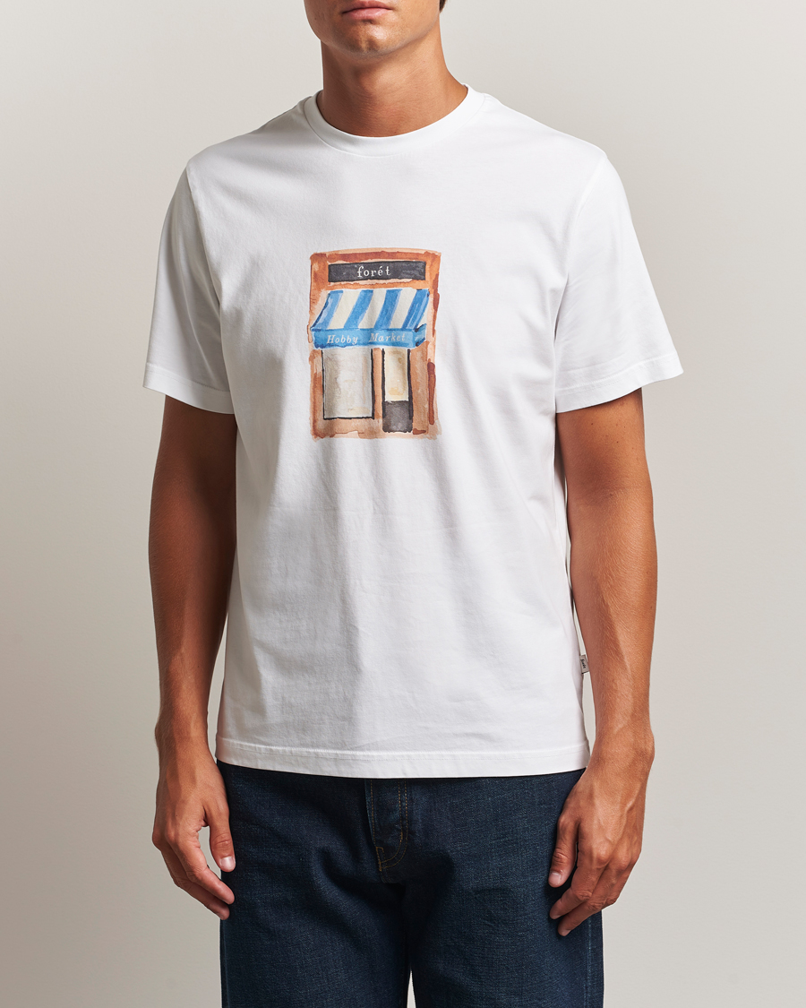 Herr | T-Shirts | Forét | Market T-Shirt White