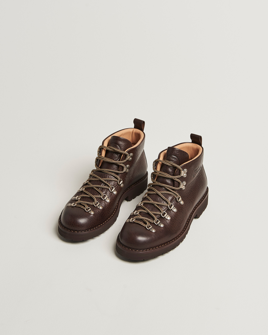 Herr | Kängor | Fracap | M120 Grained Leather Boot Dark Brown