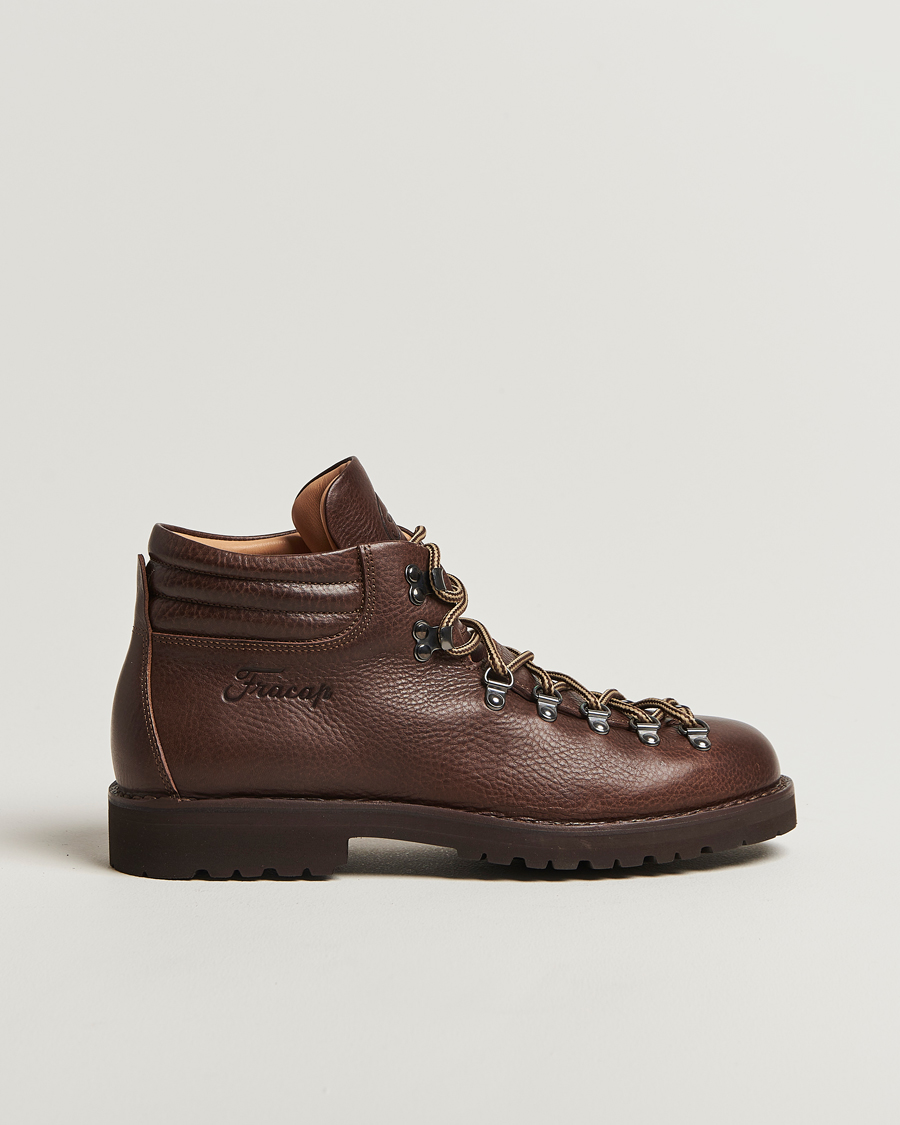 Herr | Kängor | Fracap | M127 Grained Leather Boot Dark Brown