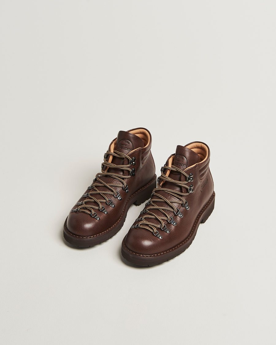Herr | Kängor | Fracap | M127 Grained Leather Boot Dark Brown