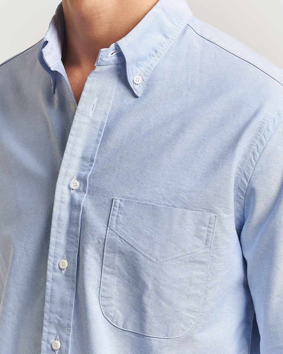 Herr | Skjortor | Gitman Vintage | Oxford Button Down Shirt Light Blue