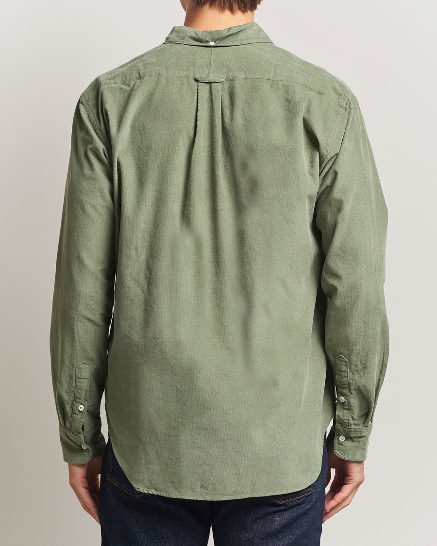 Herr | Skjortor | Gitman Vintage | Corduroy Button Down Shirt Sage