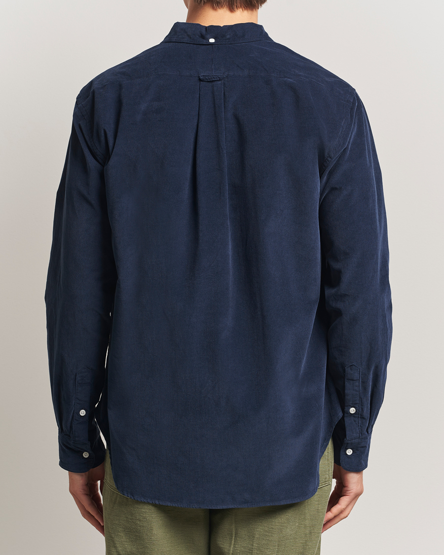 Herr | Skjortor | Gitman Vintage | Corduroy Button Down Shirt Navy